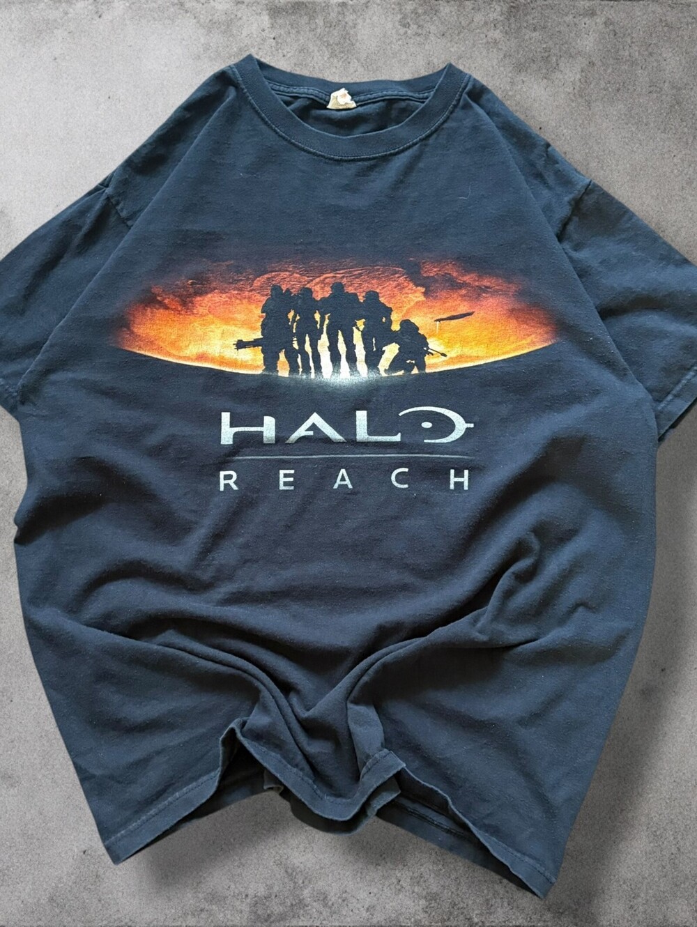 2010 Halo Reach Graphic T-Shirt Official Promo Merch Xbox Video Game Tee Medium